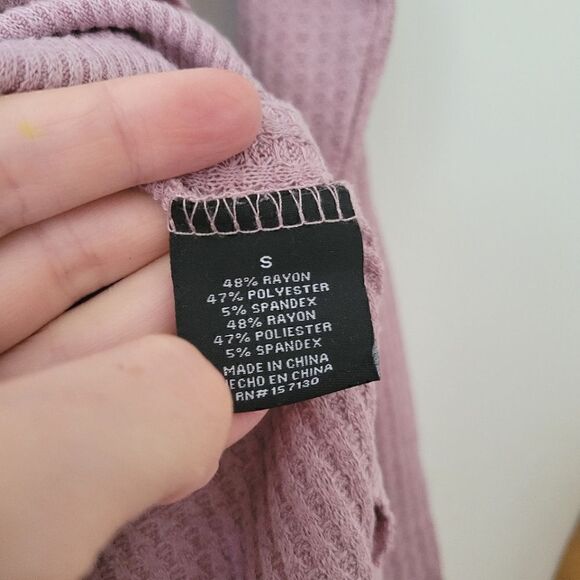 Purple Thermal Top Ruffle S - Picture 4 of 7